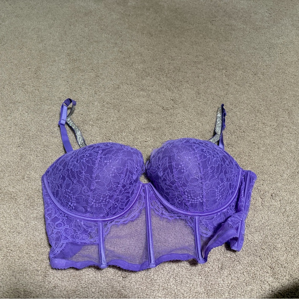 Victoria's Secret Purple Lace Bra